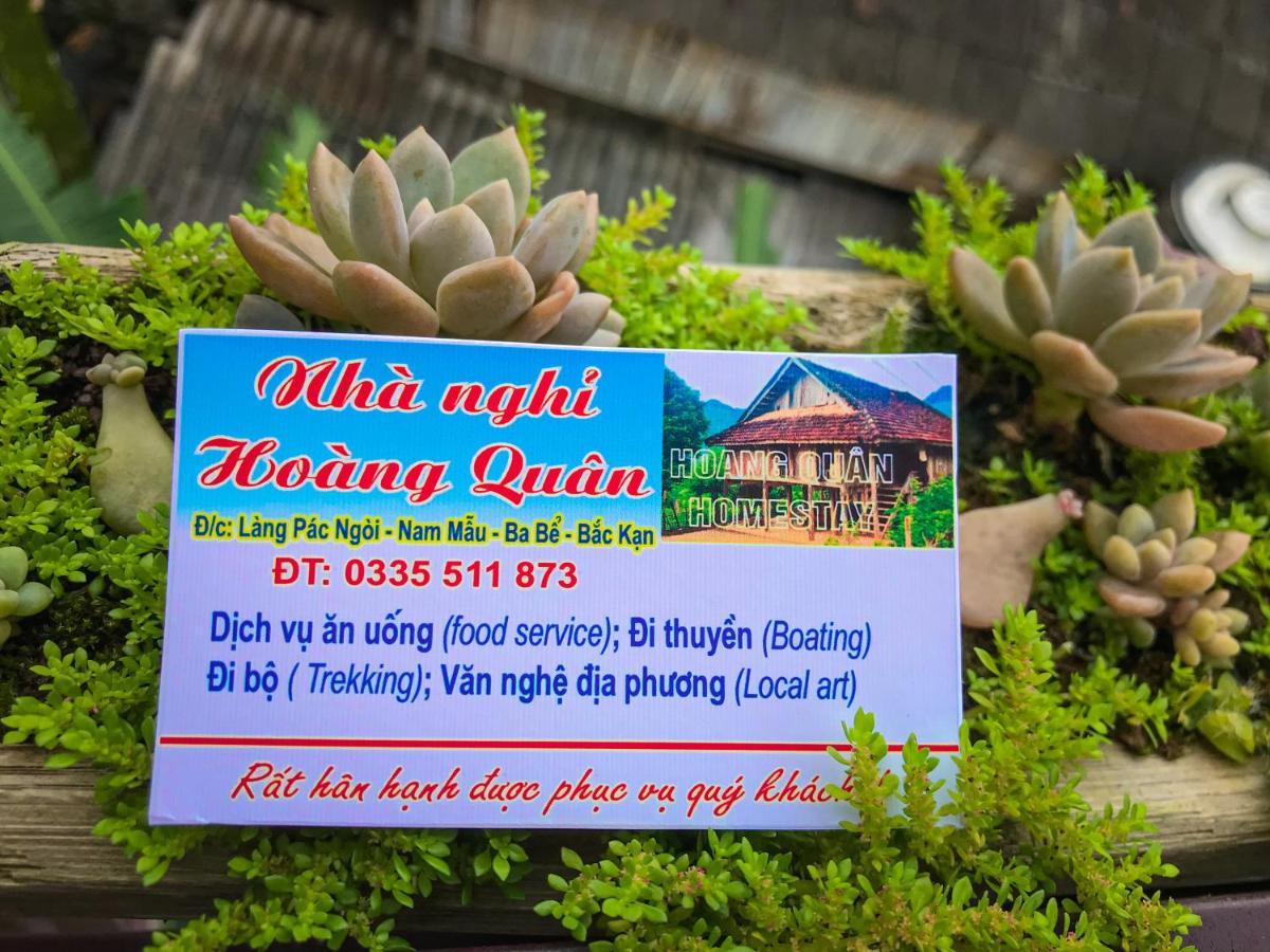 Hoàng Quân Homestay Ba Be Esterno foto